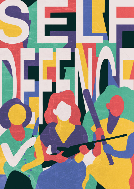 POSTER ART - Self Defense per Antifanzine 2022