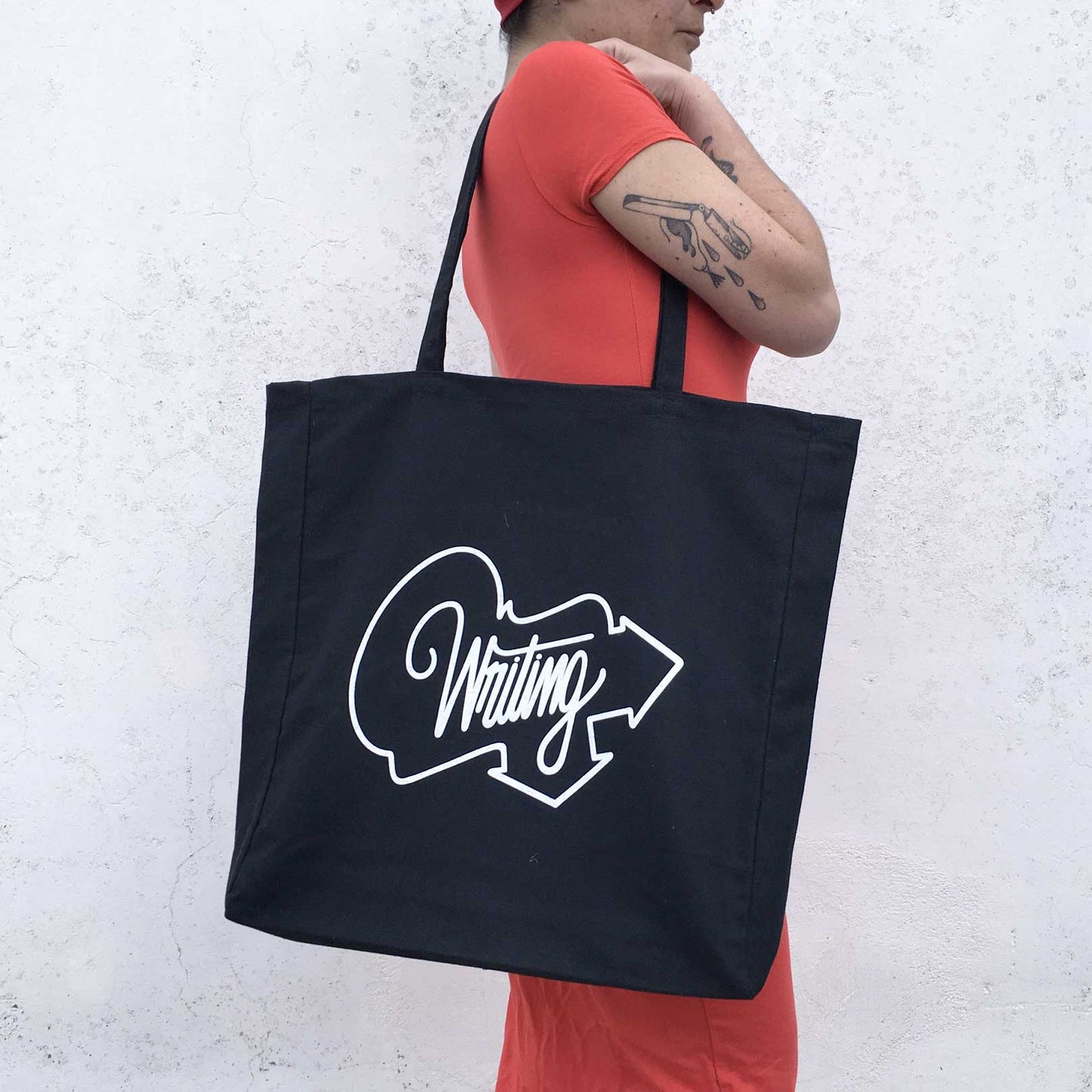 Borsa Urban Graffiti Writing - 100% Cotone - Stampa serigrafica - 38x42x8 - 280gr