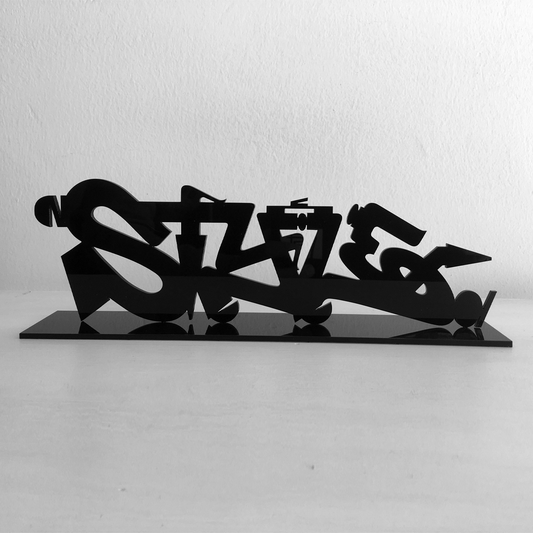 STYLE: Plexiglas sagomato - Graffiti lettering - 29x9x0,3