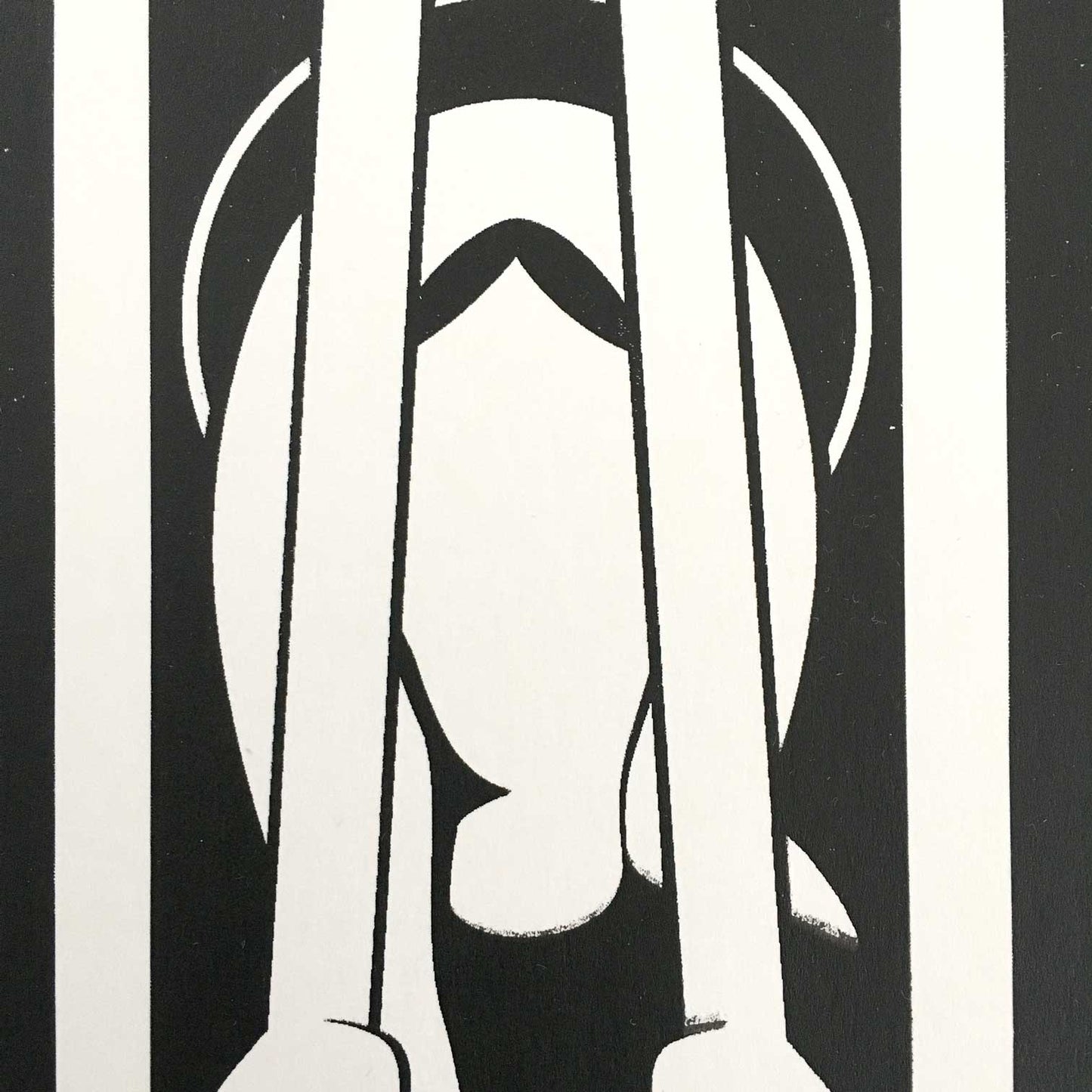 Silk-screen print - Poster style &amp; Urban art: Free yourself from the Holy Faith - 29,7x42